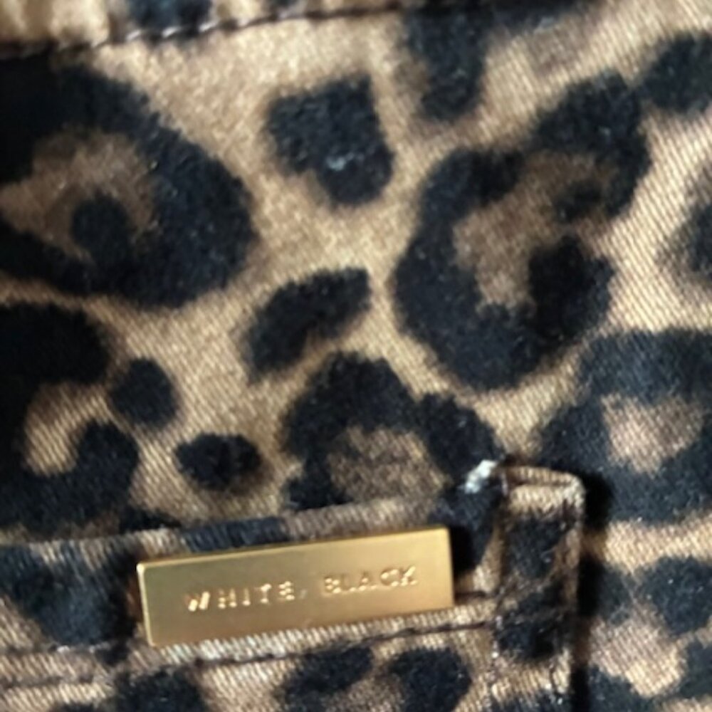Leopard skinny jeans size 10 - Picture 2 of 4
